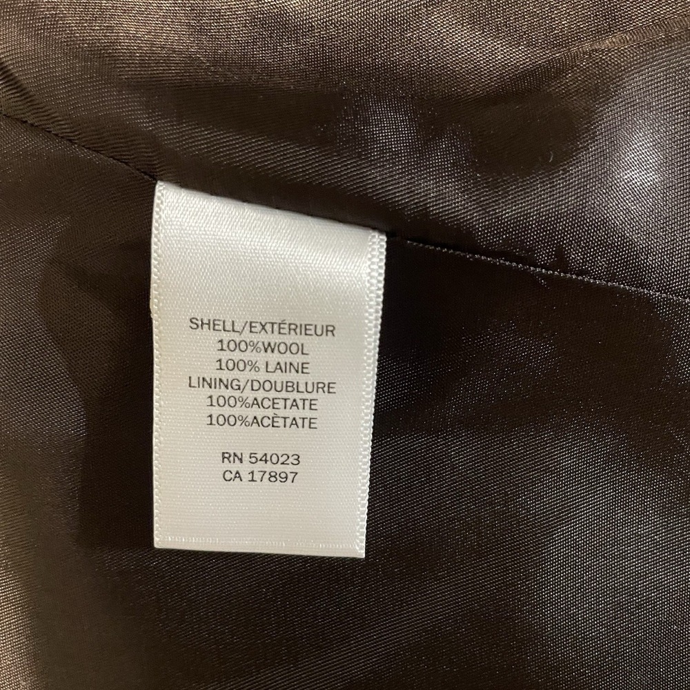 Banana Republic Blazer Men 42S Brown Heather 100% Wool Exterior Suit Jacket 2012 - Picture 11 of 12